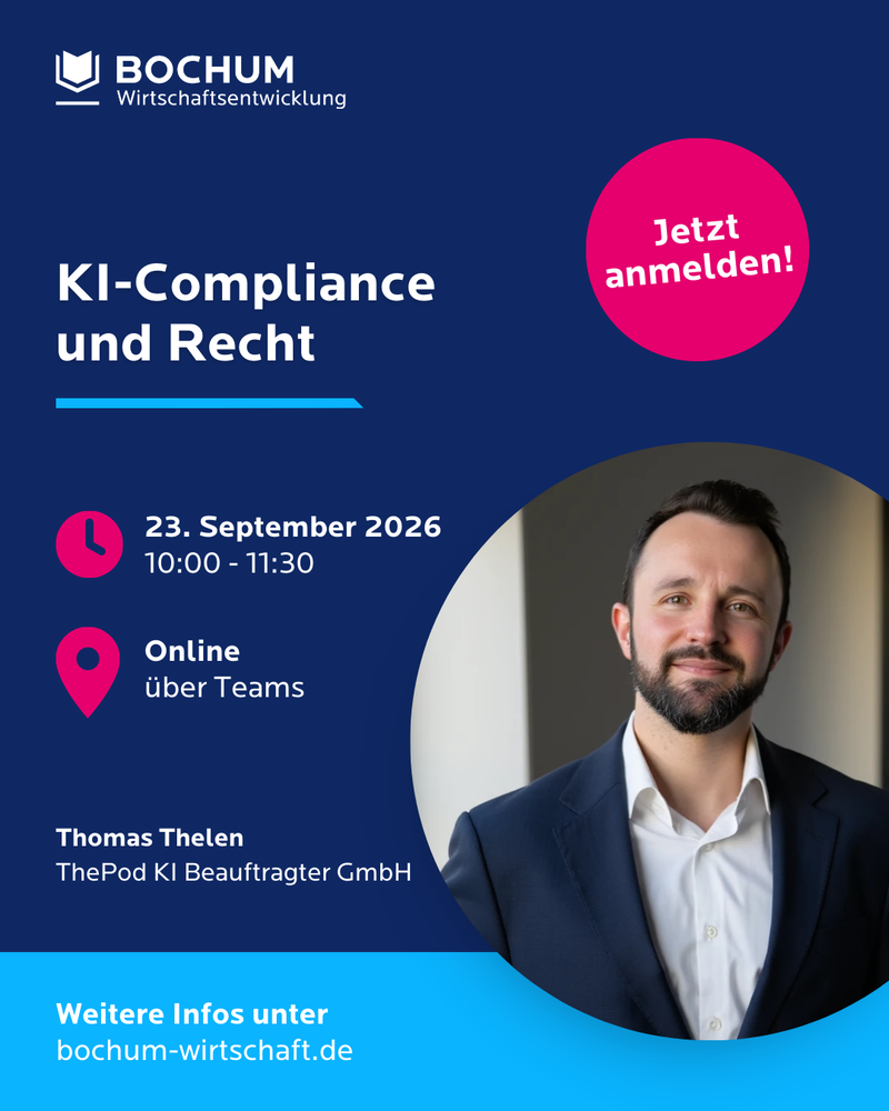 KI-Compliance - Bochum Wirtschaft